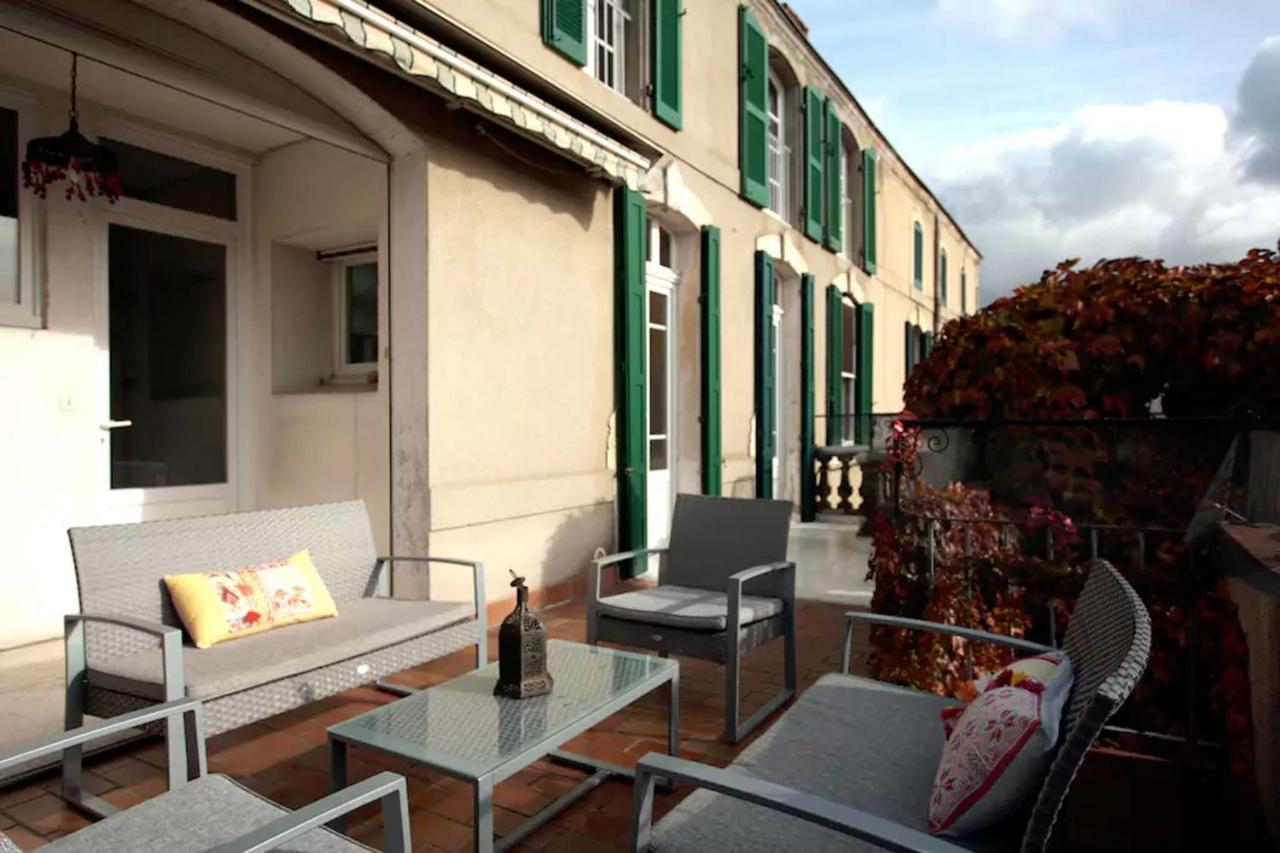 Maison De Maitre A Bram # Jacuzzi 외부 사진