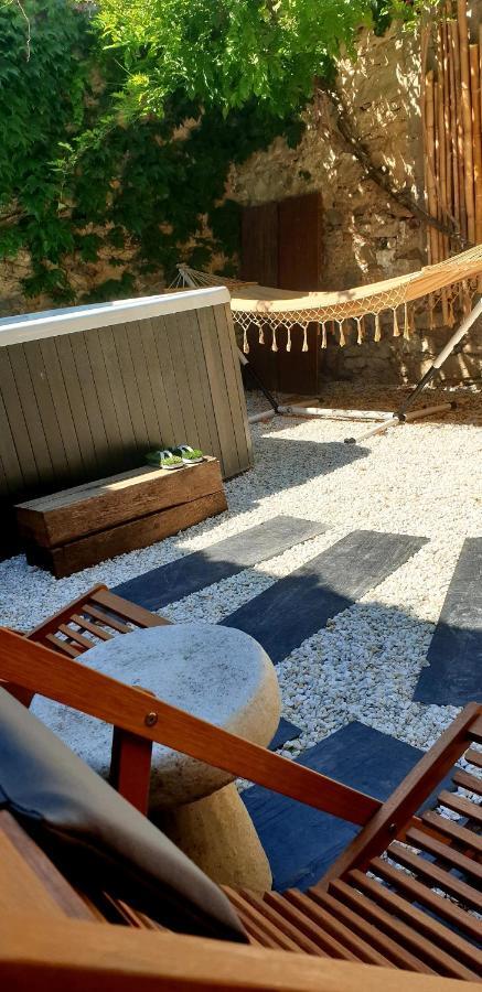 Maison De Maitre A Bram # Jacuzzi 외부 사진